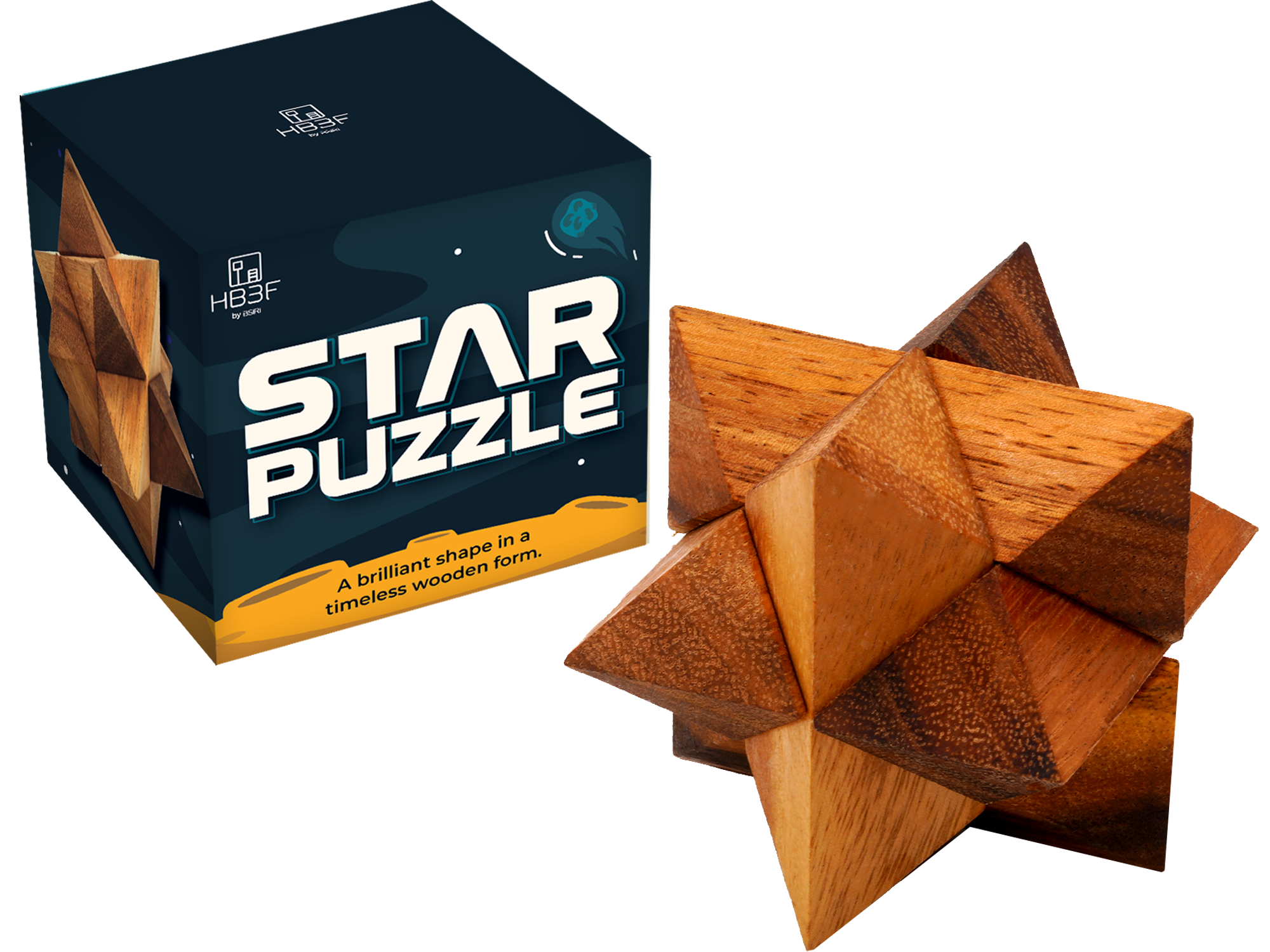 CROSS STAR 富士山デザイン トレイ 3枚セット Star Puzzle Adults Games Gifts Brain Teasers and The Best Seller