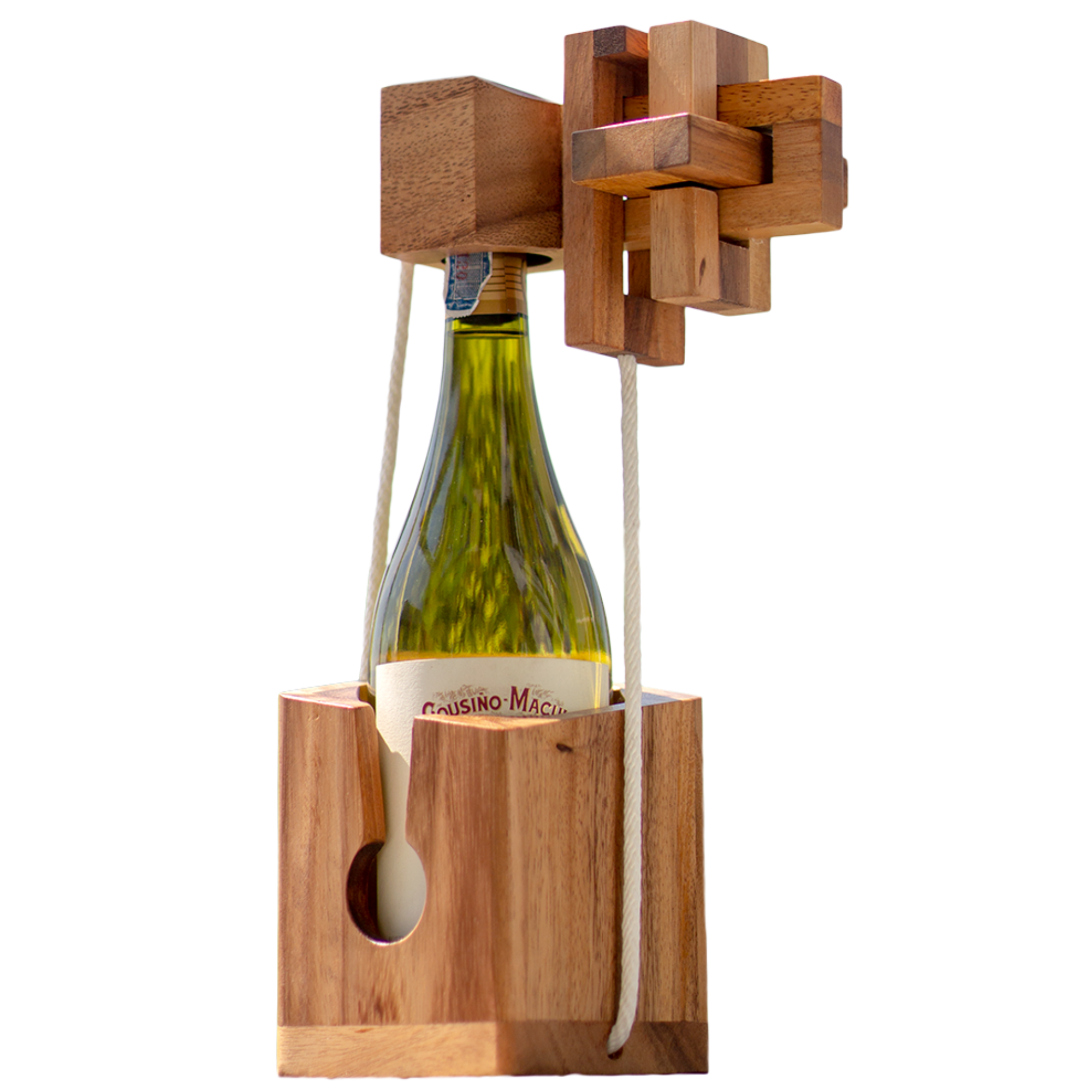 Wine puzzle best sale wood