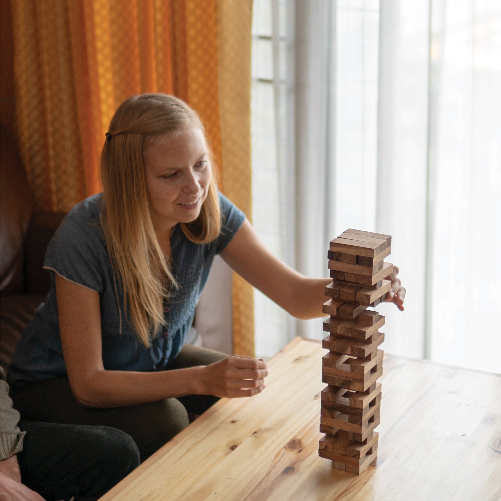 Tumbling Tower Outdoor Games for Adults Party and Family Backyard Game –  BSIRIBIZ