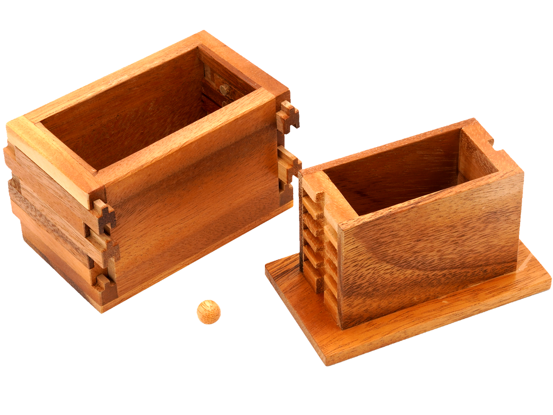 Jigsaw Safe Box Puzzle Small Wooden Trick Hidden Compartment