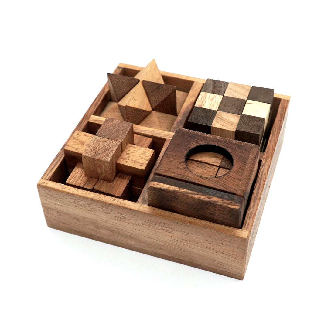 Snake Puzzle Cube and 3D Puzzles for Adults in Hands with Wooden Designs –  BSIRI GAMES