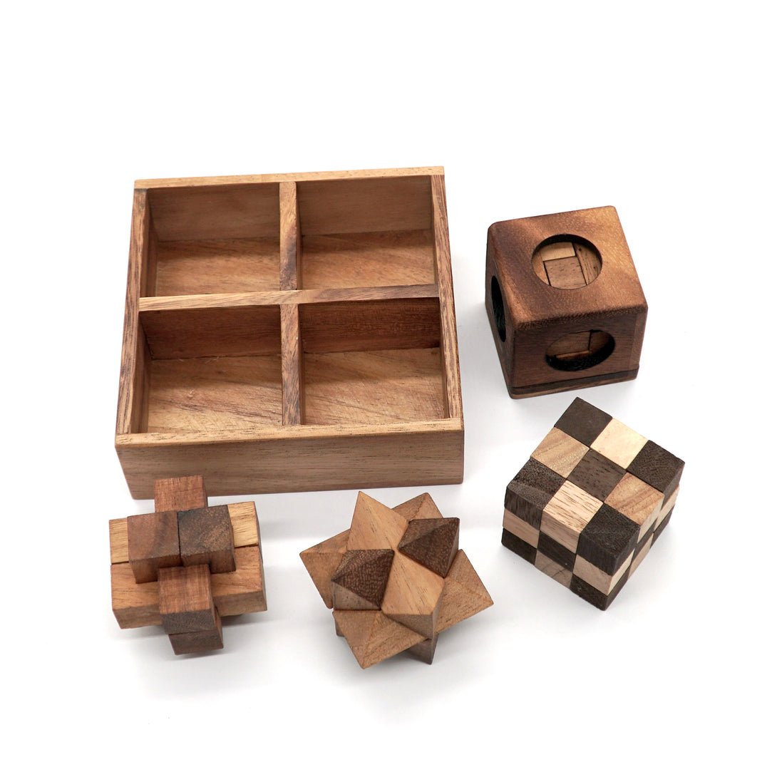 Snake Puzzle Cube and 3D Puzzles for Adults in Hands with Wooden Designs –  BSIRI GAMES