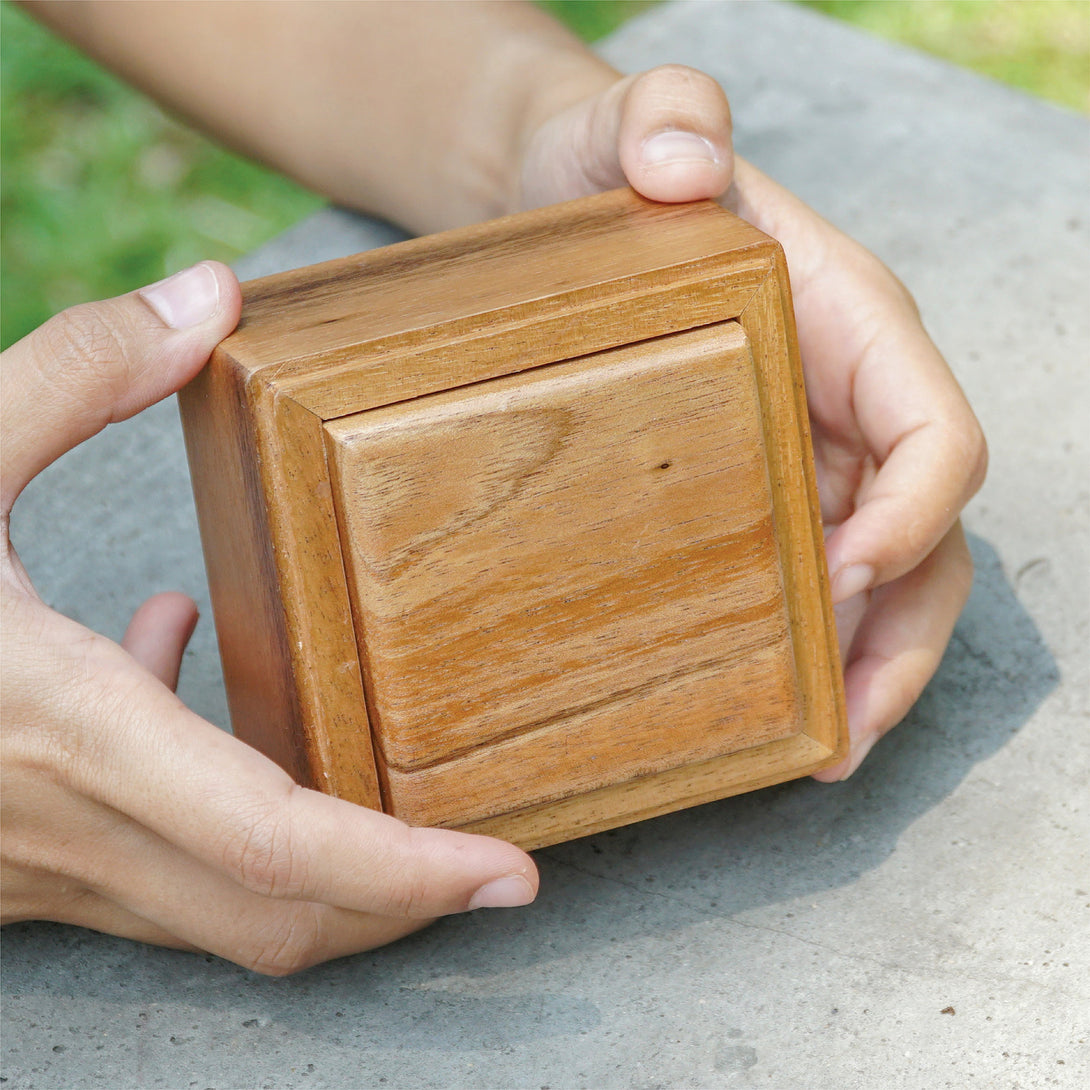 Locked Box Wooden Secret Box Puzzle with Hidden Compartment Home Decor –  BSIRIBIZ