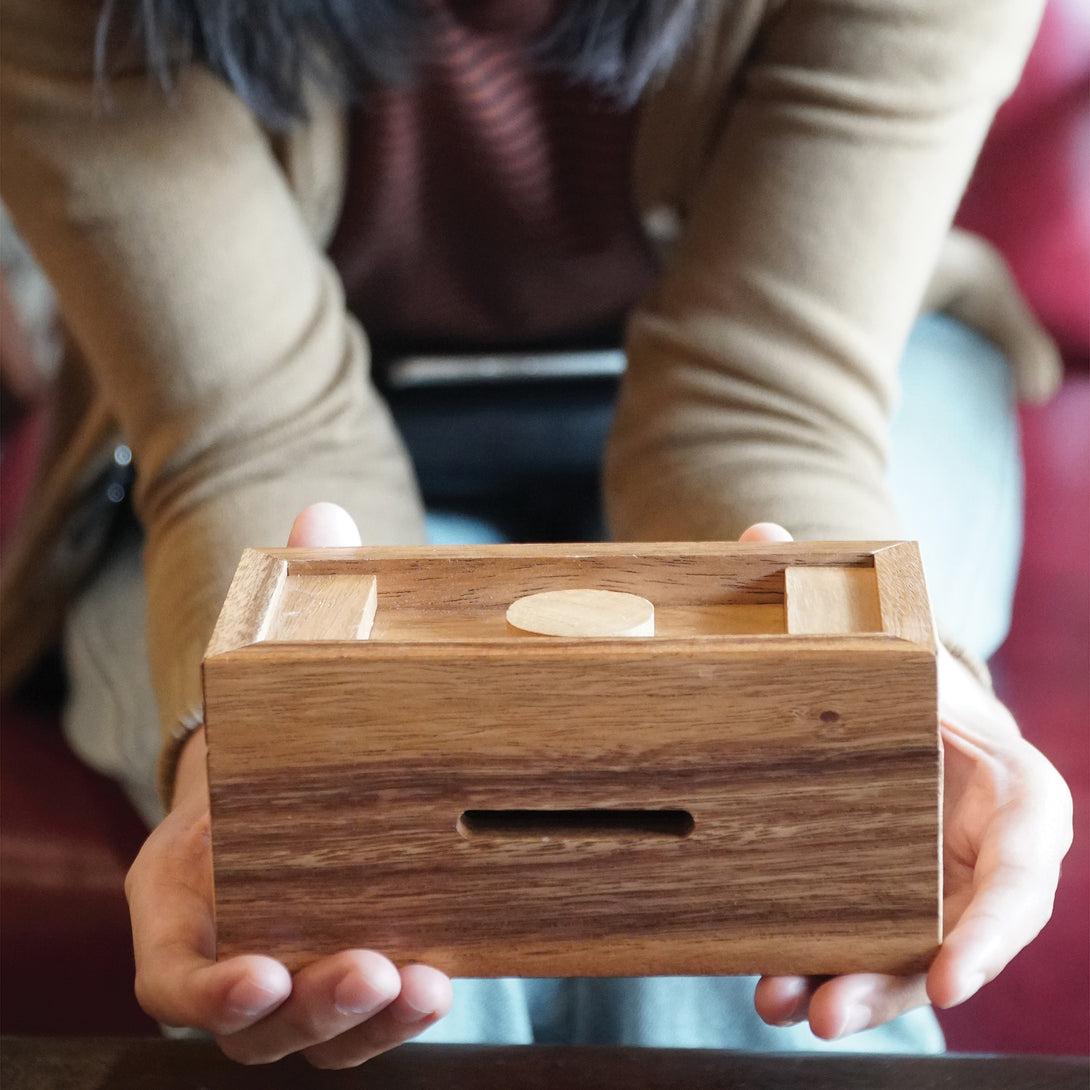 Secret Stash Box Wood Puzzle Box